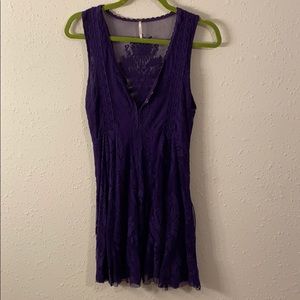 Free people lace fit and flare gorgeous dress